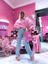 ELYNDI sweater "SYMMETRY 37709" - SOFT PINK